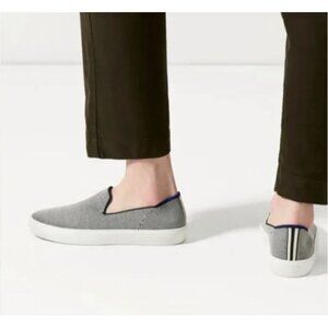 Rothy’s The Original Slip On Sneaker in Anchor Navy Blue & White Size 8.5